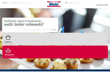 fleischerei-riedel.com - Catering Services Langenhagen-Alt-Langenhagen