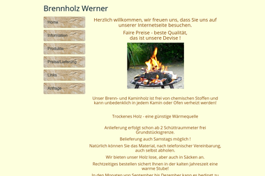 brennholz-werner.de - Brennholzhandel Taucha