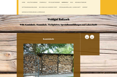 waldgut-roitzsch.de/Kaminholz - Brennholzhandel Petersroda