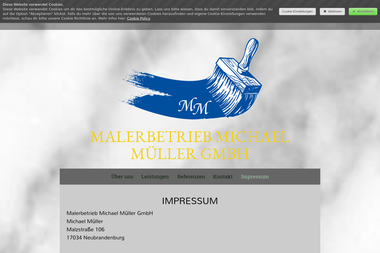 maler-michaelmueller.de/impressum - Renovierung Neubrandenburg
