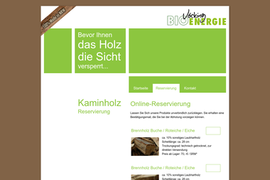 voecking-bioenergie.de/reservierung.html - Brennholzhandel Ahaus