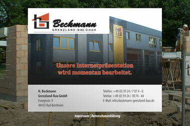 beckmann-grenzland-bau.de - Verputzer Bad Bentheim