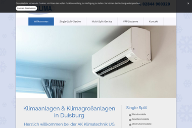 ak-klima.de - Klimaanlagenbauer Duisburg