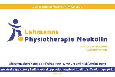 physiotherapieneukoelln.de - Masseur Berlin