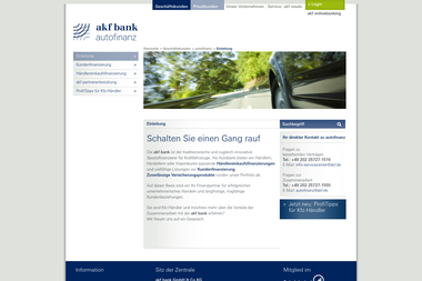 akf.de/geschaeftskunden/autofinanz/einleitung - Leasingfirmen Wuppertal