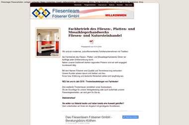 fliesenteam.com - Fliesen verlegen Köthen, Ot Löbnitz