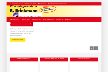fliesenleger-brinkmann.de/scripts/home.aspx - Fliesen verlegen Hildesheim