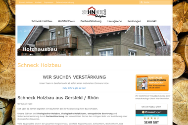 Schneck Holzbau GmbH - Blockhaus Gersfeld