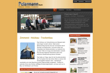 petermann-holzbau.de - Blockhaus Dortmund