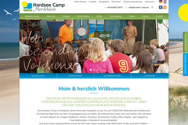 nordsee-camp.de - Blockhaus Norden-Norddeich