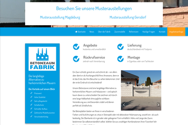BETONZAUN FABRIK - D&D Handels- und Beratungs GmbH - Zaunhersteller Dahlenwarsleben