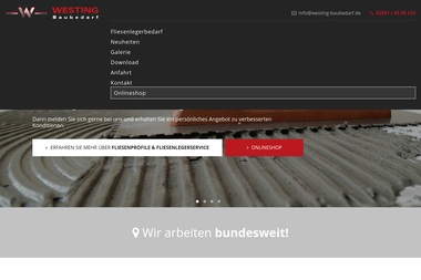 westing-baubedarf.de - Fliesen verlegen Warendorf