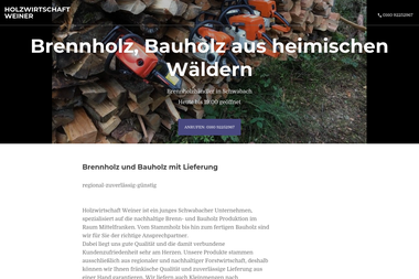 Holzwirtschaft Weiner - Brennholzhandel Schwabach