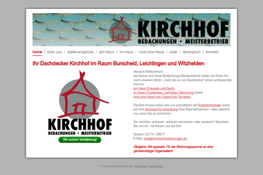 kirchhof-bedachungen.de -  Leichlingen