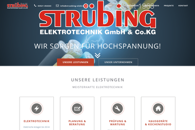struebing-elektro.de - Elektriker Meißen
