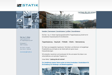 ift-statik.de - Architektur Arnsberg