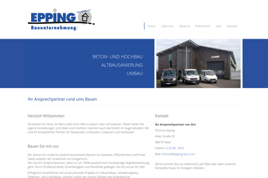 epping-bau.de - Tiefbauunternehmen Heek