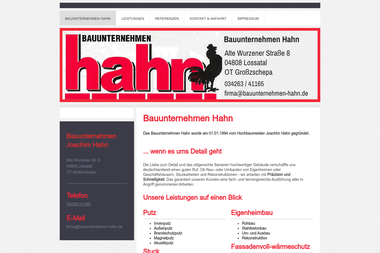 putz-und-bau-hahn.de - Tiefbauunternehmen Hohburg