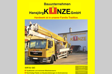 kunze-bauunternehmen.de - Tiefbauunternehmen Heldrungen