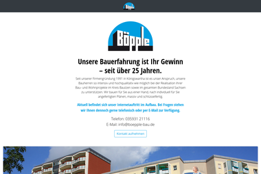 boepple-bau.de - Tiefbauunternehmen Königswartha