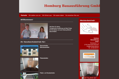 homburg-bau.de - Tiefbauunternehmen Ahlerstedt