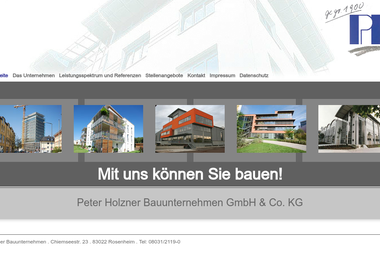 holzner-bau.de - Hochbauunternehmen Rosenheim