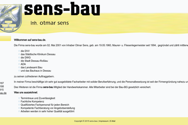 sens-bau.de - Maurerarbeiten Dessau-Rosslau