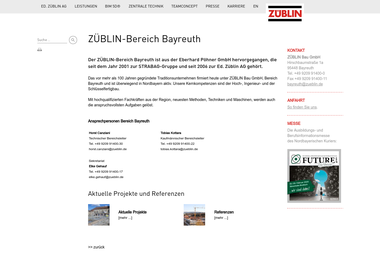 bayreuth.zueblin.de - Maurerarbeiten Bayreuth