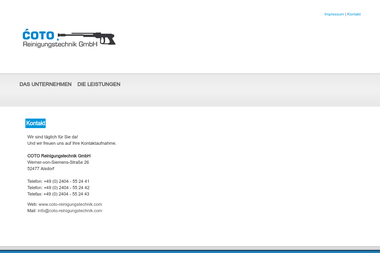 coto-reinigungstechnik.com/kontakt.html - Handwerker Alsdorf