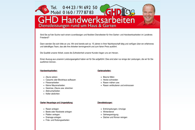 ghd-handwerksarbeiten.de - Handwerker Schortens