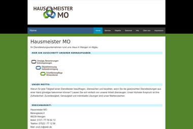 hausmeister-mo.de - Handwerker Wangen Im Allgäu