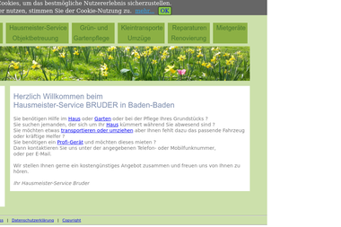 hausmeister-service-bruder.de - Handwerker Baden-Baden