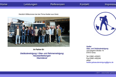 hedler-gebaeudereinigung.de - Handwerker Greiz