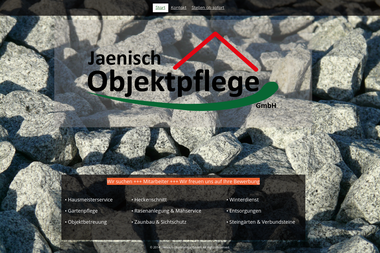 jaenisch-objektpflege.de - Handwerker Lörrach