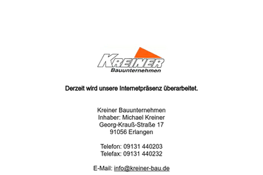 kreiner-bau.de - Maurerarbeiten Erlangen