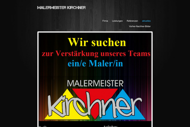 malermeister-kirchner.de - Handwerker Sondershausen