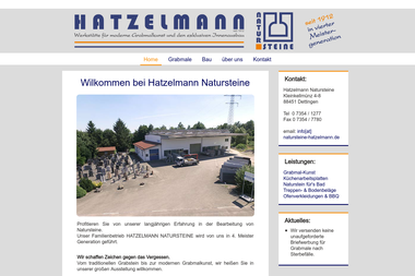 natursteine-hatzelmann.de - Maurerarbeiten Illertissen