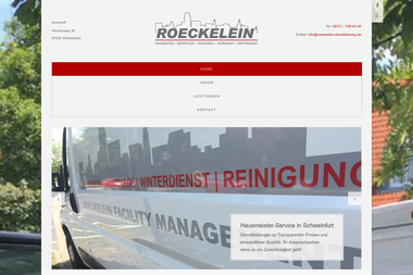 roeckelein-dienstleistung.de - Handwerker Schweinfurt
