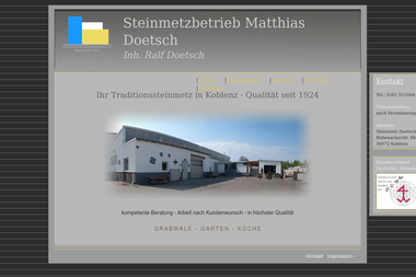 steinmetzbetrieb-doetsch.de - Maurerarbeiten Koblenz