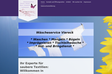 waescheservice-viereck.de - Handwerker Wolfhagen