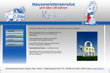 kzykacz-hausmeisterservice.de - Handwerker Wesseling