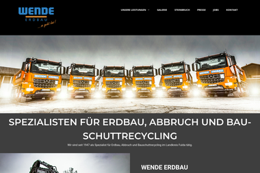 wende-erdbau.de - Abbruchunternehmen Fulda
