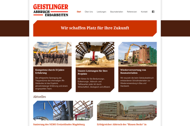 geistlinger-abbruch.de - Abbruchunternehmen Magdeburg