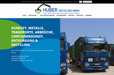 huber-metallrecycling.de - Abbruchunternehmen Moosburg An Der Isar