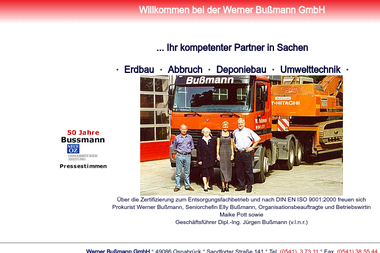 bussmann-gmbh.de - Abbruchunternehmen Osnabrück
