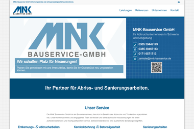 mnk-bauservice.de - Abbruchunternehmen Schwerin