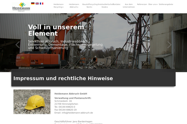 heidemann-recycling.de/de/do_detail.php - Abbruchunternehmen Stade