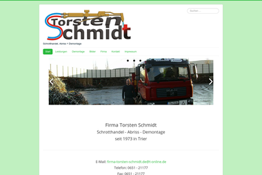 firma-torsten-schmidt.de - Abbruchunternehmen Trier