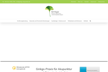 ginkgo-akupunktur.de - Heilpraktiker Düsseldorf