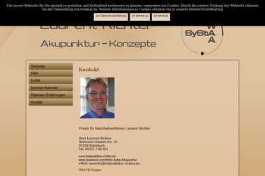 systa-akupunktur.de/index.php/kontakt - Heilpraktiker Kulmbach
